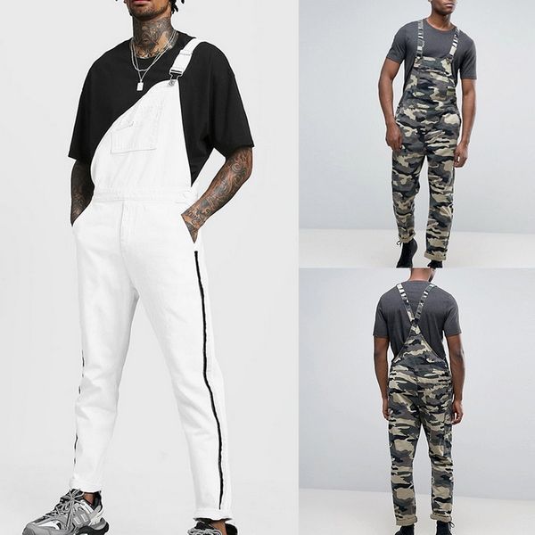 oeak 2020 new mens fashion camouflage overall pants males retro jumpsuit casual loose slim fit jumpsuit button rompers, Black
oeak 2020 new mens fashion camouflage overall pants males retro jumpsuit casual loose slim fit jumpsuit button rompers, Black