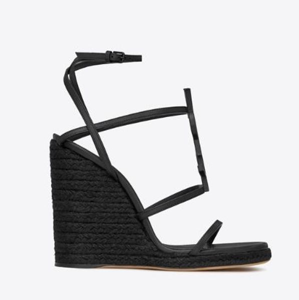 2019 designer shoes style patent leather summer wedge heel women unique letters sandals dress with box dhl eu:35-41 03, Black
2019 designer shoes style patent leather summer wedge heel women unique letters sandals dress with box dhl eu:35-41 03, Black