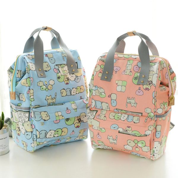 Mummy Bag Waterproof Multifunction Backpack Cartoon Print Nappy Bags Large Capacity New Design Mummy Handbags Bna023