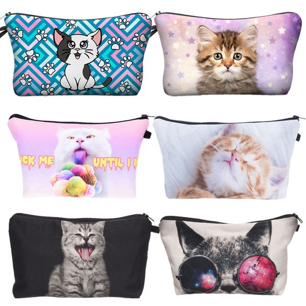 women & men cosmetic bags lovely cat 3d printed pattern new fashion makeup necessaries for organizer toiletry
women & men cosmetic bags lovely cat 3d printed pattern new fashion makeup necessaries for organizer toiletry