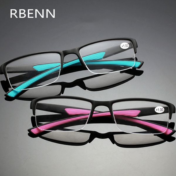 rbenn ultralight fashion reading glasses women men semi-rimless presbyopic glasses +0.5 0.75 1.25 1.75 2.25 2.75 4.5 5.0 6.0
rbenn ultralight fashion reading glasses women men semi-rimless presbyopic glasses +0.5 0.75 1.25 1.75 2.25 2.75 4.5 5.0 6.0