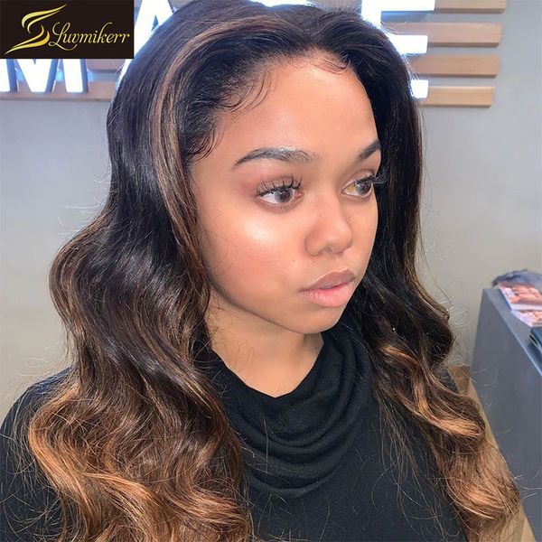 ombre brazilian 13Ã6 deep part hd transparent lace front human hair wig for black women loose deep wave frontal wig pre plucked, Black;brown
ombre brazilian 13Ã6 deep part hd transparent lace front human hair wig for black women loose deep wave frontal wig pre plucked, Black;brown