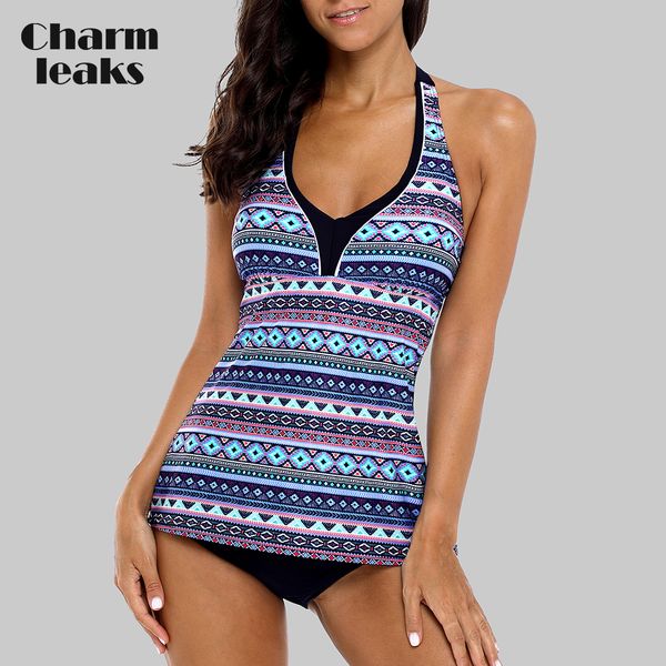 charmleaks women tankini set two piece swimwear vintage floral printed swimwear tie front swimsuit bikini bathing suit, White;black
charmleaks women tankini set two piece swimwear vintage floral printed swimwear tie front swimsuit bikini bathing suit, White;black