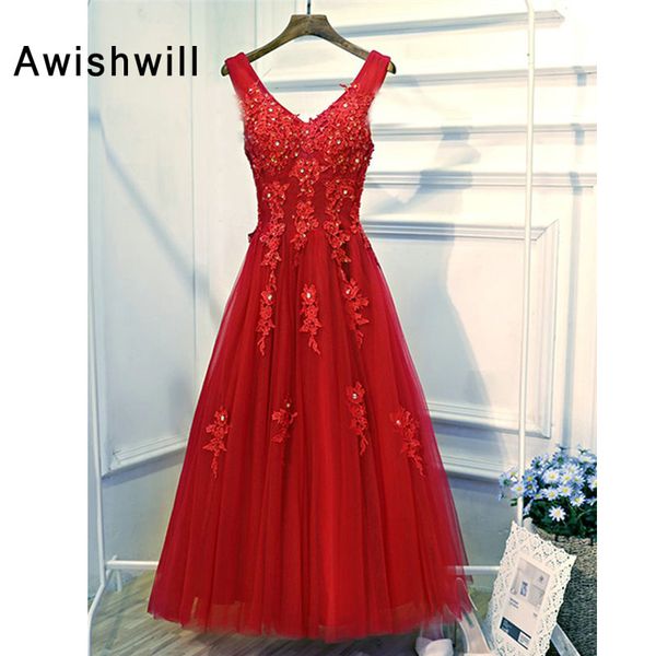 custom-made red evening dress length lace-up back v-neck beaded appliques tulle a-line short formal dress evening gown, White;black
custom-made red evening dress length lace-up back v-neck beaded appliques tulle a-line short formal dress evening gown, White;black