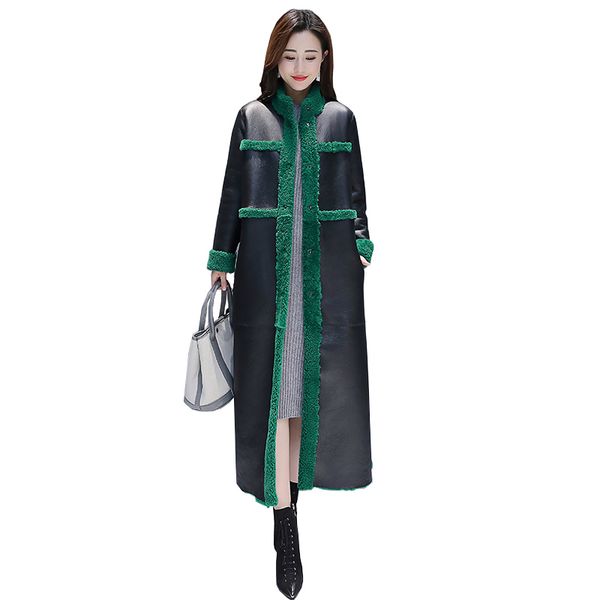 2019 new fur collar jacket female slim solid warm coat parka x-long jacket leisure women thick plus size parka outerwear winter, Black
2019 new fur collar jacket female slim solid warm coat parka x-long jacket leisure women thick plus size parka outerwear winter, Black