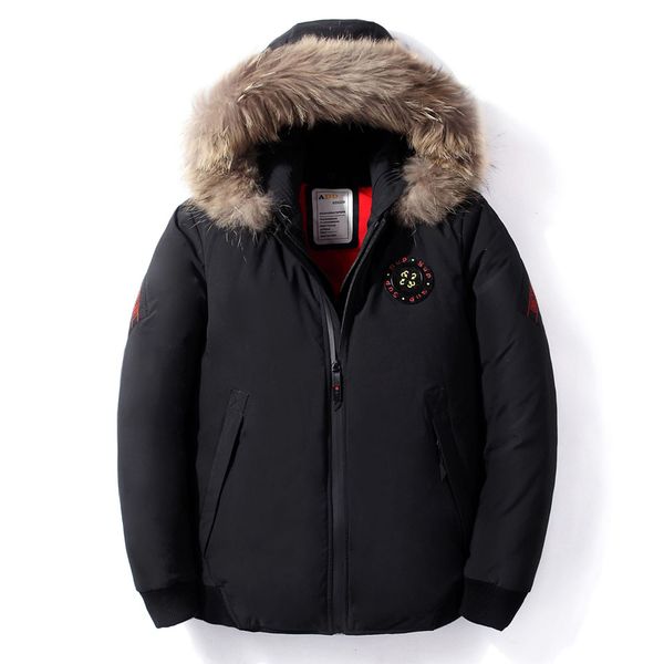 white duck down jacket hooded black men down coat russian fur collar warm winter men short jacket coat
white duck down jacket hooded black men down coat russian fur collar warm winter men short jacket coat