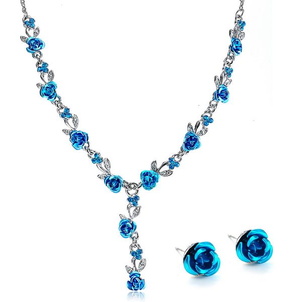fashion vintage necklace earrings wedding jewelry bridal jewelry set for women flower pendant bridal set for women, Silver
fashion vintage necklace earrings wedding jewelry bridal jewelry set for women flower pendant bridal set for women, Silver