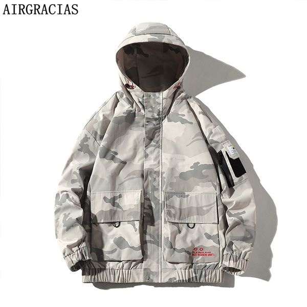 airgracias jacket men casual camouflage hoodie jacket 2019 new autumn clothes men's hooded windbreaker coat male trend outwear, Black;brown
airgracias jacket men casual camouflage hoodie jacket 2019 new autumn clothes men's hooded windbreaker coat male trend outwear, Black;brown