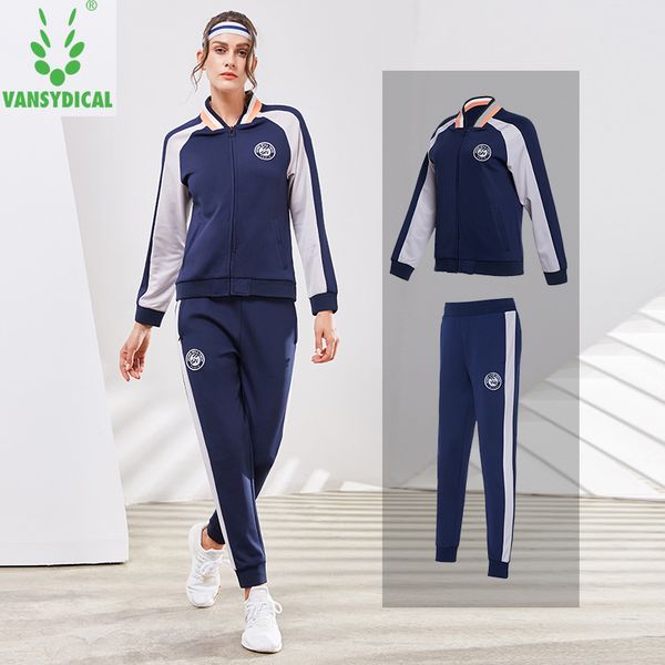 vansydical sports suits women's sportswear fitness running jackets pants set autumn winter outdoor workout jogging suits 2pcs, Black;blue
vansydical sports suits women's sportswear fitness running jackets pants set autumn winter outdoor workout jogging suits 2pcs, Black;blue
