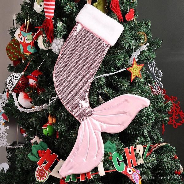 christmas stocking big sequin shining mermaid tail socks christmas party new year gifts for children 2019 decoration
christmas stocking big sequin shining mermaid tail socks christmas party new year gifts for children 2019 decoration