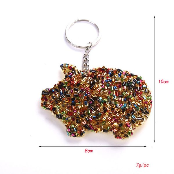 cute pig keychain colorful bright sequins key chain for women girl bag car 2019 gifts jewelry accessories, Silver
cute pig keychain colorful bright sequins key chain for women girl bag car 2019 gifts jewelry accessories, Silver