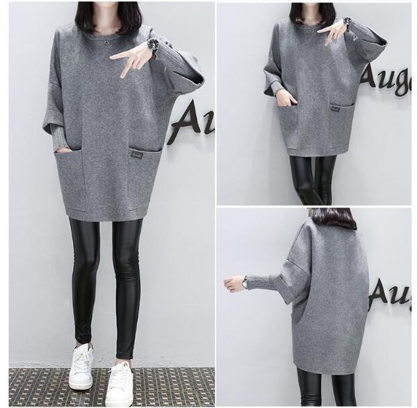 drop shopping new thickened hooded coat loose long women's sweater autumn winter hoodies sweatshirt grey pink clothes sale, Black
drop shopping new thickened hooded coat loose long women's sweater autumn winter hoodies sweatshirt grey pink clothes sale, Black