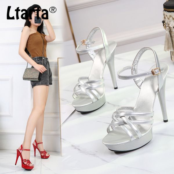 sandals ltarta women's one word summer solid color fashion 13cm all-around net red high heels thin lfd, Black
sandals ltarta women's one word summer solid color fashion 13cm all-around net red high heels thin lfd, Black