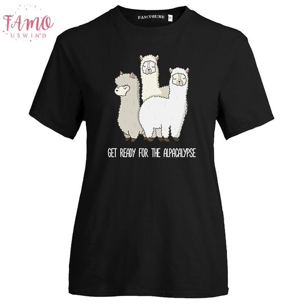 cute alpaca printed llama cotton t shirt women summer short sleeve graphic oversize round neck tumblr funny animals tshirt, White
cute alpaca printed llama cotton t shirt women summer short sleeve graphic oversize round neck tumblr funny animals tshirt, White