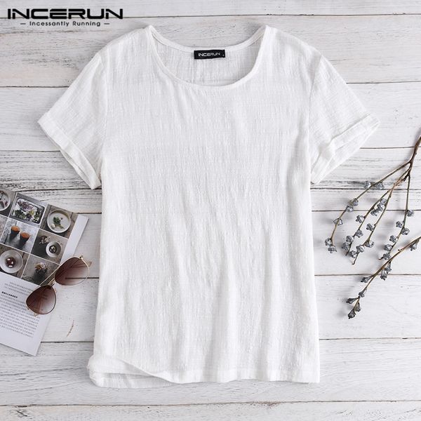 incerun vintage men t shirt cotton crew neck slim fit basic tee short sleeve casual t-shirt men camisetas hombre 2019 s-5xl, White;black
incerun vintage men t shirt cotton crew neck slim fit basic tee short sleeve casual t-shirt men camisetas hombre 2019 s-5xl, White;black