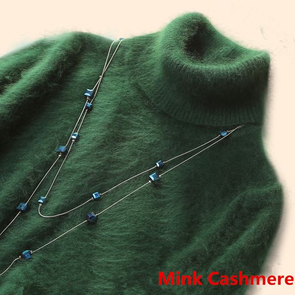 autumn winter women pure color mink cashmere sweater turtleneck knitted pullovers slim soft warm female long sleeve sweater, White;black
autumn winter women pure color mink cashmere sweater turtleneck knitted pullovers slim soft warm female long sleeve sweater, White;black