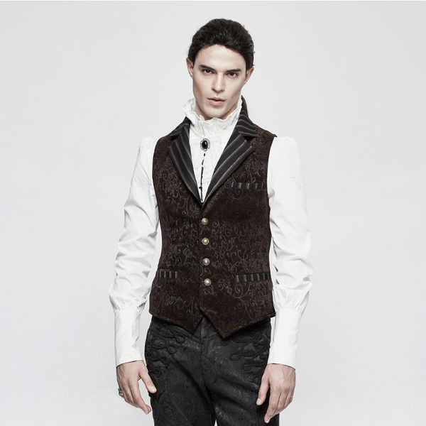 punk rave mens vest steampunk vintage vest party formal slim fit waistcoat gothic adjustable belt stage costume, White;black
punk rave mens vest steampunk vintage vest party formal slim fit waistcoat gothic adjustable belt stage costume, White;black