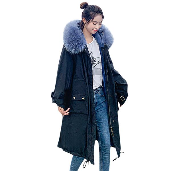 manteau femme winter coat women plush zipper pocket hoodie drawstring long jackets outwear coat abrigos mujer invierno 2019, Black
manteau femme winter coat women plush zipper pocket hoodie drawstring long jackets outwear coat abrigos mujer invierno 2019, Black