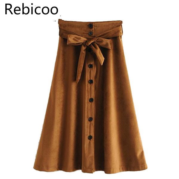 2019 winter new corduroy midi long skirt high waist belt long skirt retro vintage women a-line falda, White
2019 winter new corduroy midi long skirt high waist belt long skirt retro vintage women a-line falda, White