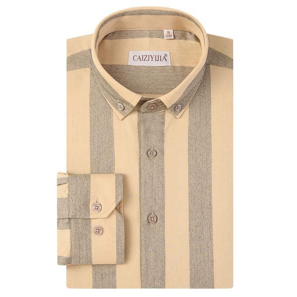 men's stylish bold striped button-down collar shirt comfortable long-sleeve standard-fit smart casual colorblock shirts, White;black
men's stylish bold striped button-down collar shirt comfortable long-sleeve standard-fit smart casual colorblock shirts, White;black