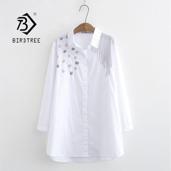women's blouses & shirts arrival women dot embroidery cotton white shirt turn down collar long sleeve blouse plus size 4xl casual femi
women's blouses & shirts arrival women dot embroidery cotton white shirt turn down collar long sleeve blouse plus size 4xl casual femi