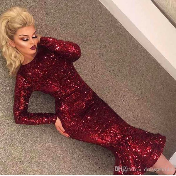 2019 бургундия вечерние платья jewel шеи с длинным рукавом bling bling блесток платье выпускного вечера кружева чай длина русалка платья пар, Black;red
2019 бургундия вечерние платья jewel шеи с длинным рукавом bling bling блесток платье выпускного вечера кружева чай длина русалка платья пар, Black;red