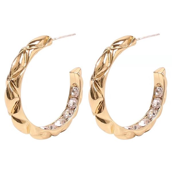 37mm iced out gem c hoop earrings for women luxury designer bling diamond hoops circle huggie earrings zircon gold friend jewelry love gift, Golden;silver
37mm iced out gem c hoop earrings for women luxury designer bling diamond hoops circle huggie earrings zircon gold friend jewelry love gift, Golden;silver