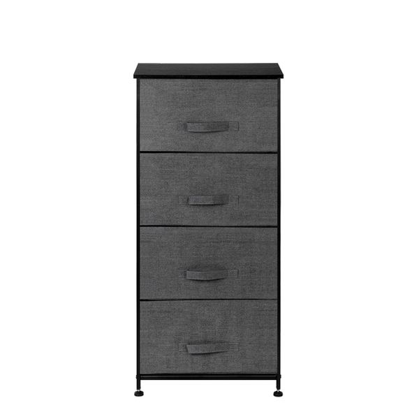 4-tier dresser tower, fabric drawer organizer with 4 easy pull drawers with metal frame,wooden tablefor living room, closet, grey
4-tier dresser tower, fabric drawer organizer with 4 easy pull drawers with metal frame,wooden tablefor living room, closet, grey