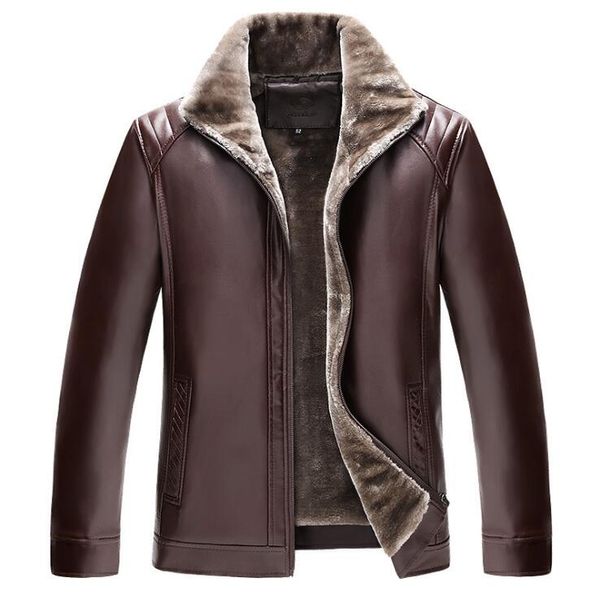 fashion men biker jacket new 2019 warm thick faux lamb wool liner leather coat autumn winter wan zipper plus size outerwear, Black
fashion men biker jacket new 2019 warm thick faux lamb wool liner leather coat autumn winter wan zipper plus size outerwear, Black