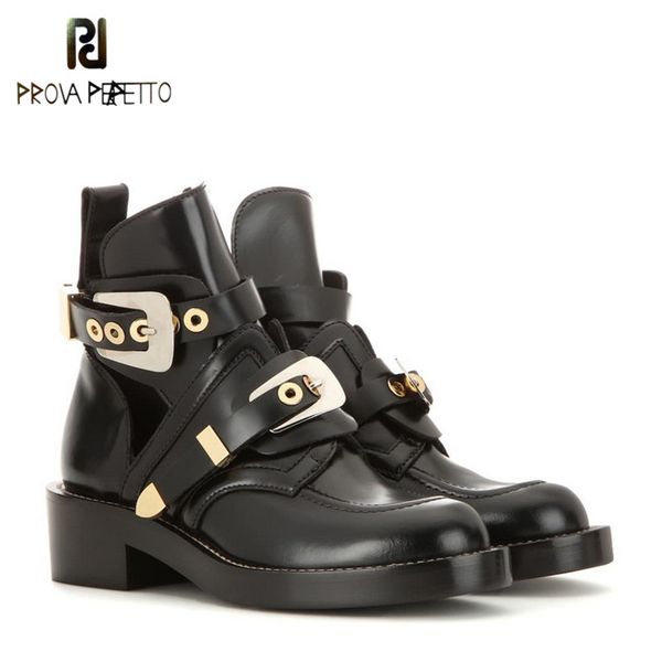 prova perfetto gold silver buckle ankle boots women fashion brand low heel shoes women motorcycle boots spring, Black
prova perfetto gold silver buckle ankle boots women fashion brand low heel shoes women motorcycle boots spring, Black