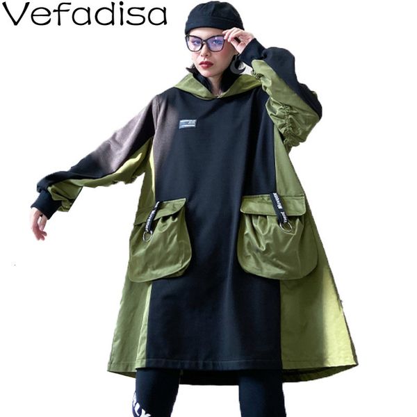vefadisa hooded sweatshirt dress woman 2019 winter pocket patchwork dress long sleeve pullovers black loose qyf1483
vefadisa hooded sweatshirt dress woman 2019 winter pocket patchwork dress long sleeve pullovers black loose qyf1483