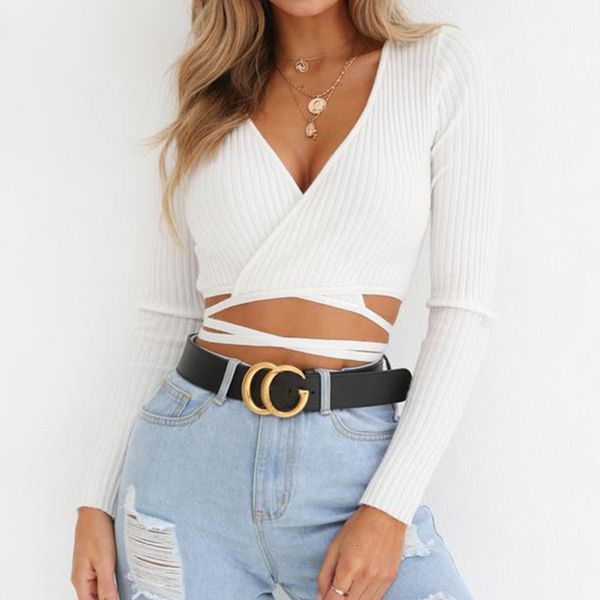 womens tshirt women designer clothes v neck long sleeve shirt women autumn lace up wrap shirt ribbed winter women, White
womens tshirt women designer clothes v neck long sleeve shirt women autumn lace up wrap shirt ribbed winter women, White