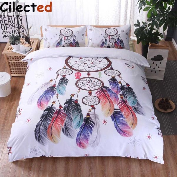 cilected bohemian feather duvet cover set single double king 2/3pcs bedclothes bed linen dream catcher bedding sets
cilected bohemian feather duvet cover set single double king 2/3pcs bedclothes bed linen dream catcher bedding sets