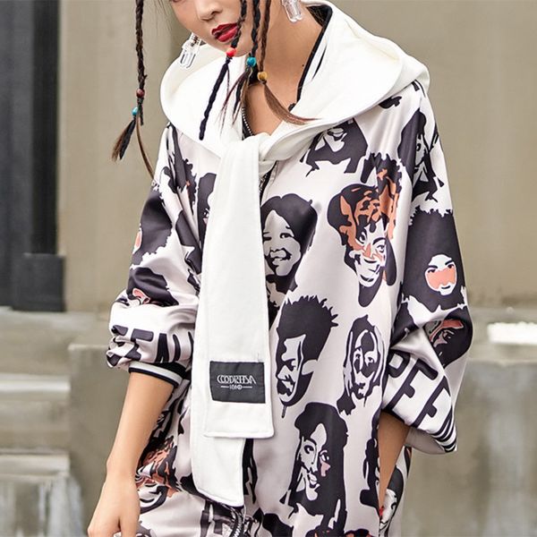 european and american hooded scarf multi-colored sweater hat cotton coat vest hat removable decorative tide brand clothing, Blue;gray
european and american hooded scarf multi-colored sweater hat cotton coat vest hat removable decorative tide brand clothing, Blue;gray