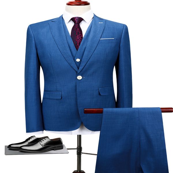blue mens three-piece set ( jacket + pant + vest ) asia size s-4xl mens suits business wedding banquet men blazer coats, White;black
blue mens three-piece set ( jacket + pant + vest ) asia size s-4xl mens suits business wedding banquet men blazer coats, White;black