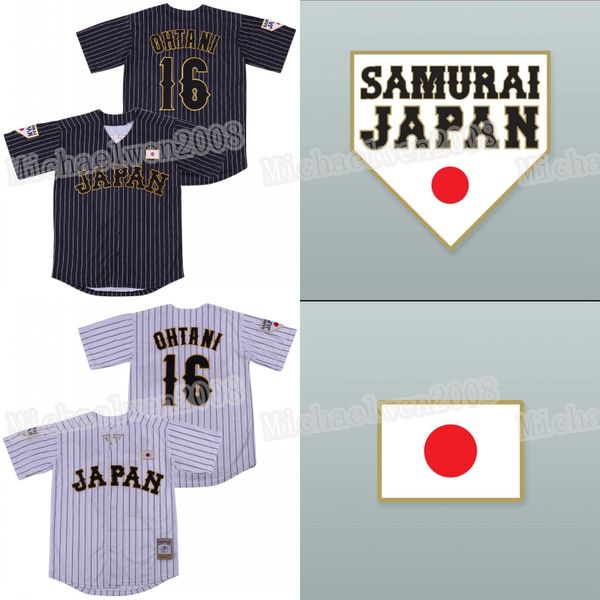 shohei ohtani 16 japan samurai black pinstriped japanese baseball jersey white black double stitched in stock, Blue;black
shohei ohtani 16 japan samurai black pinstriped japanese baseball jersey white black double stitched in stock, Blue;black