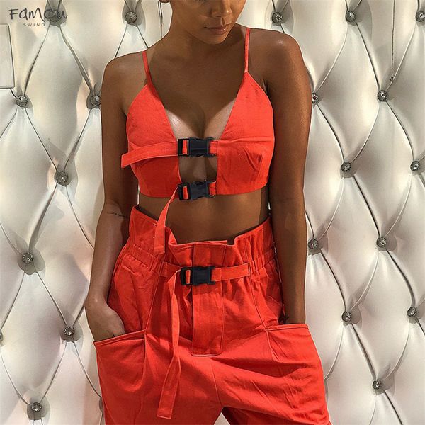 Solid Spring 2019 Women Two Pieces Set Sexy Hollow Out Crop Top Adjustable Pieces Bra Tank Casual Pencil Pants 2 Buckle Suits
Solid Spring 2019 Women Two Pieces Set Sexy Hollow Out Crop Top Adjustable Pieces Bra Tank Casual Pencil Pants 2 Buckle Suits