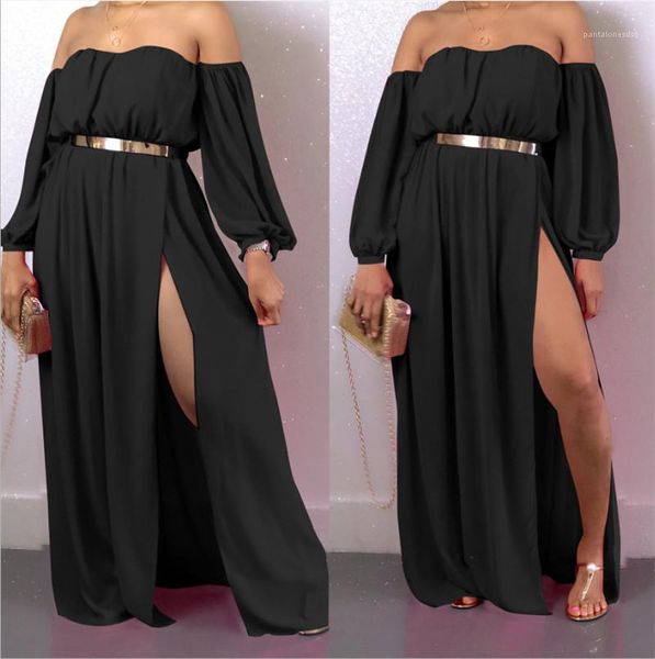 slash neck soli color dresses with split design casual women chiffon dress holiday style women designer dresses sexy, Black;gray
slash neck soli color dresses with split design casual women chiffon dress holiday style women designer dresses sexy, Black;gray
