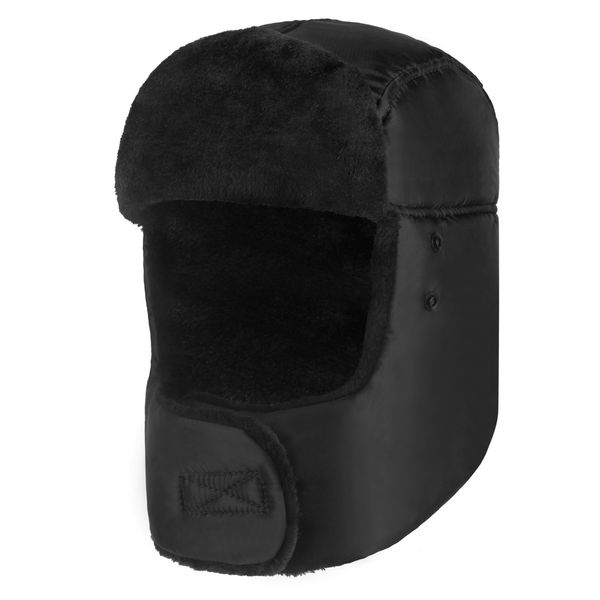 men women warm hat warm winter hat ear flap chin strap neck warmer windproof trapper hat cycling caps masks, Black
men women warm hat warm winter hat ear flap chin strap neck warmer windproof trapper hat cycling caps masks, Black