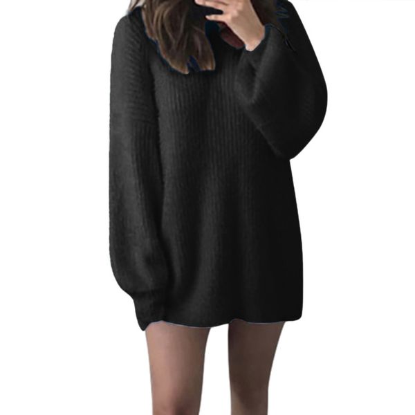 fashion women loose winter pullovers solid o-neck loose knitted warm long sleeve sweater blouse ropa de mujer oto o invierno, White;black
fashion women loose winter pullovers solid o-neck loose knitted warm long sleeve sweater blouse ropa de mujer oto o invierno, White;black
