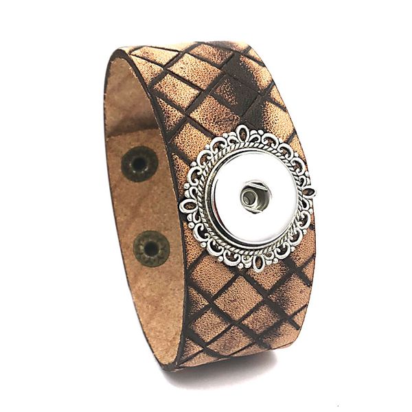 rock punk 159 really genuine leather retro fashion bracelet bangle fit 18mm snap button charm jewelry for women teenagers men gift, Golden;silver
rock punk 159 really genuine leather retro fashion bracelet bangle fit 18mm snap button charm jewelry for women teenagers men gift, Golden;silver