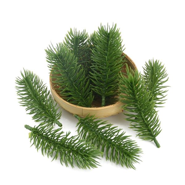 15pcs 10cm artificial plants pine branches christmas tree wedding decorations diy handcraft accessories children gift bouquet
15pcs 10cm artificial plants pine branches christmas tree wedding decorations diy handcraft accessories children gift bouquet