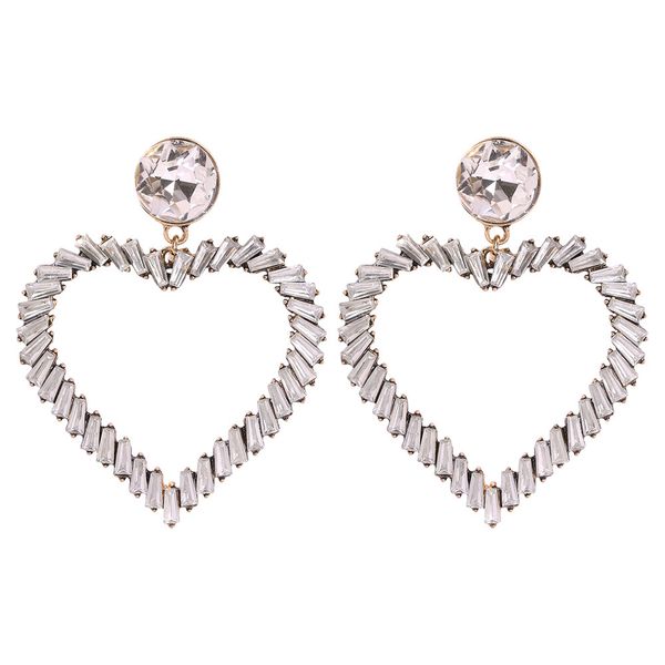 New trendy fashion luxury designer diamond zircon glittering lovely cute heart pendant stud earrings for women
New trendy fashion luxury designer diamond zircon glittering lovely cute heart pendant stud earrings for women