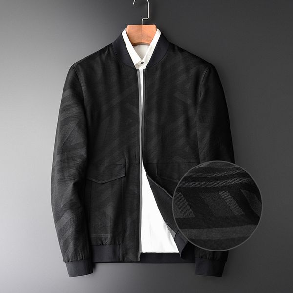 male jacket fashion yarn dyed baseball collar mens and coats hight quality autumn slim fit zipper jackets man, Black;brown
male jacket fashion yarn dyed baseball collar mens and coats hight quality autumn slim fit zipper jackets man, Black;brown