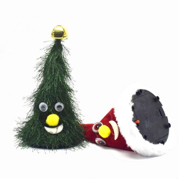 6-inch electric music funny swing christmas tree christmas hat toy ornaments family decoration
6-inch electric music funny swing christmas tree christmas hat toy ornaments family decoration