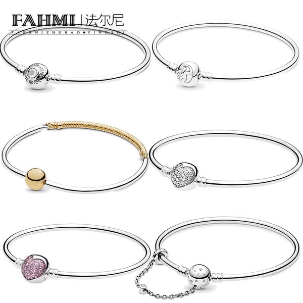 fahmi 100% 925 sterling silver moments three-link shine diy women's charm sterling silver basic bracelet wholesale, Black
fahmi 100% 925 sterling silver moments three-link shine diy women's charm sterling silver basic bracelet wholesale, Black