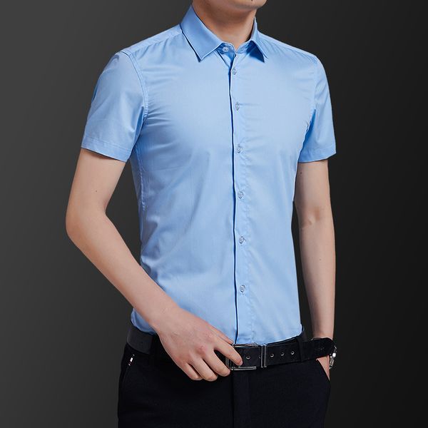 men's dress shirts arrival shirt summer business short sleeves turn-down collar tuxedo men big size 5xl, White;black
men's dress shirts arrival shirt summer business short sleeves turn-down collar tuxedo men big size 5xl, White;black