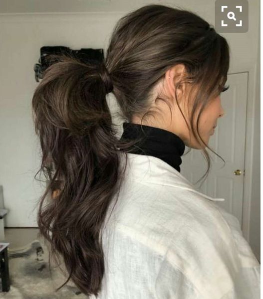 warp ponytail 20inch long wavy ponytail elastic drawstring chignon horse tail brazilian virgin human hair ponytails extensions for women, Black
warp ponytail 20inch long wavy ponytail elastic drawstring chignon horse tail brazilian virgin human hair ponytails extensions for women, Black