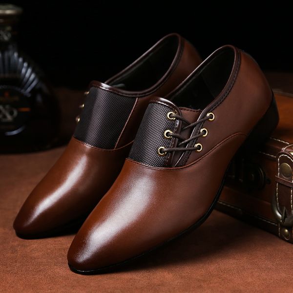 big size 38-48 men genuine leather shoes men lace up gentleman pointed toe mocassins soft breathable office business casual shoe, Black
big size 38-48 men genuine leather shoes men lace up gentleman pointed toe mocassins soft breathable office business casual shoe, Black