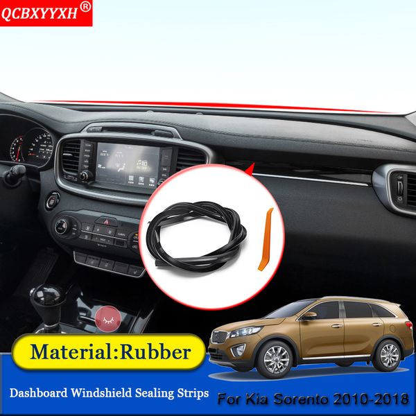 qcbxyyxh car-styling rubber anti-noise soundproof dustproof car dashboard windshield sealing strips for kia sorento 2010-2018
qcbxyyxh car-styling rubber anti-noise soundproof dustproof car dashboard windshield sealing strips for kia sorento 2010-2018